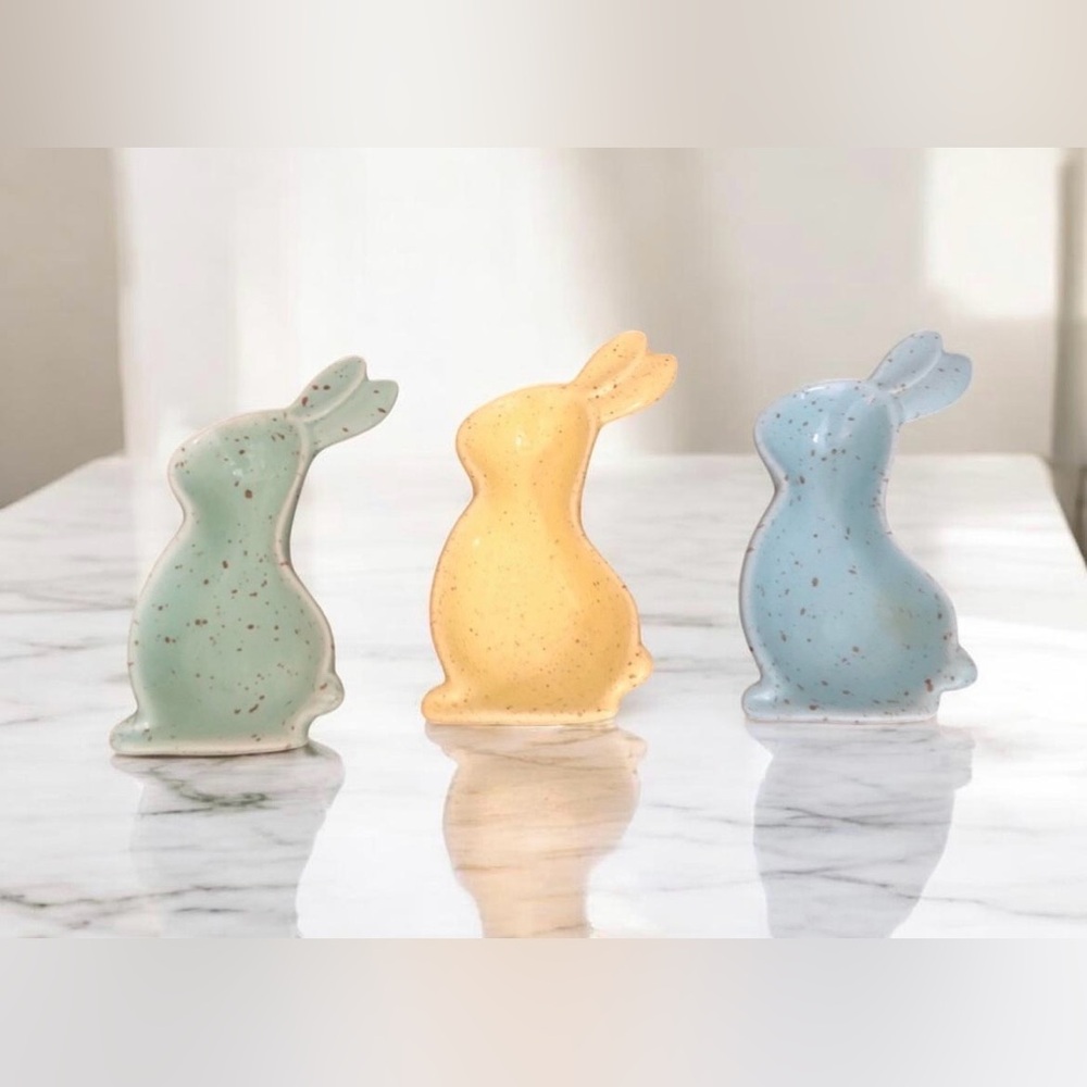 Set 3 Easter Bunny Dishes